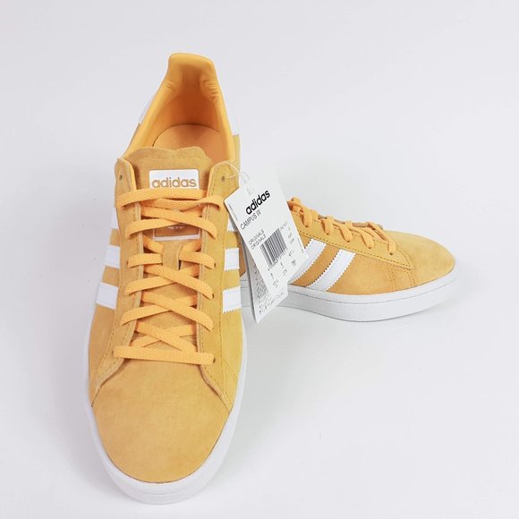 adidas campus yellow mens